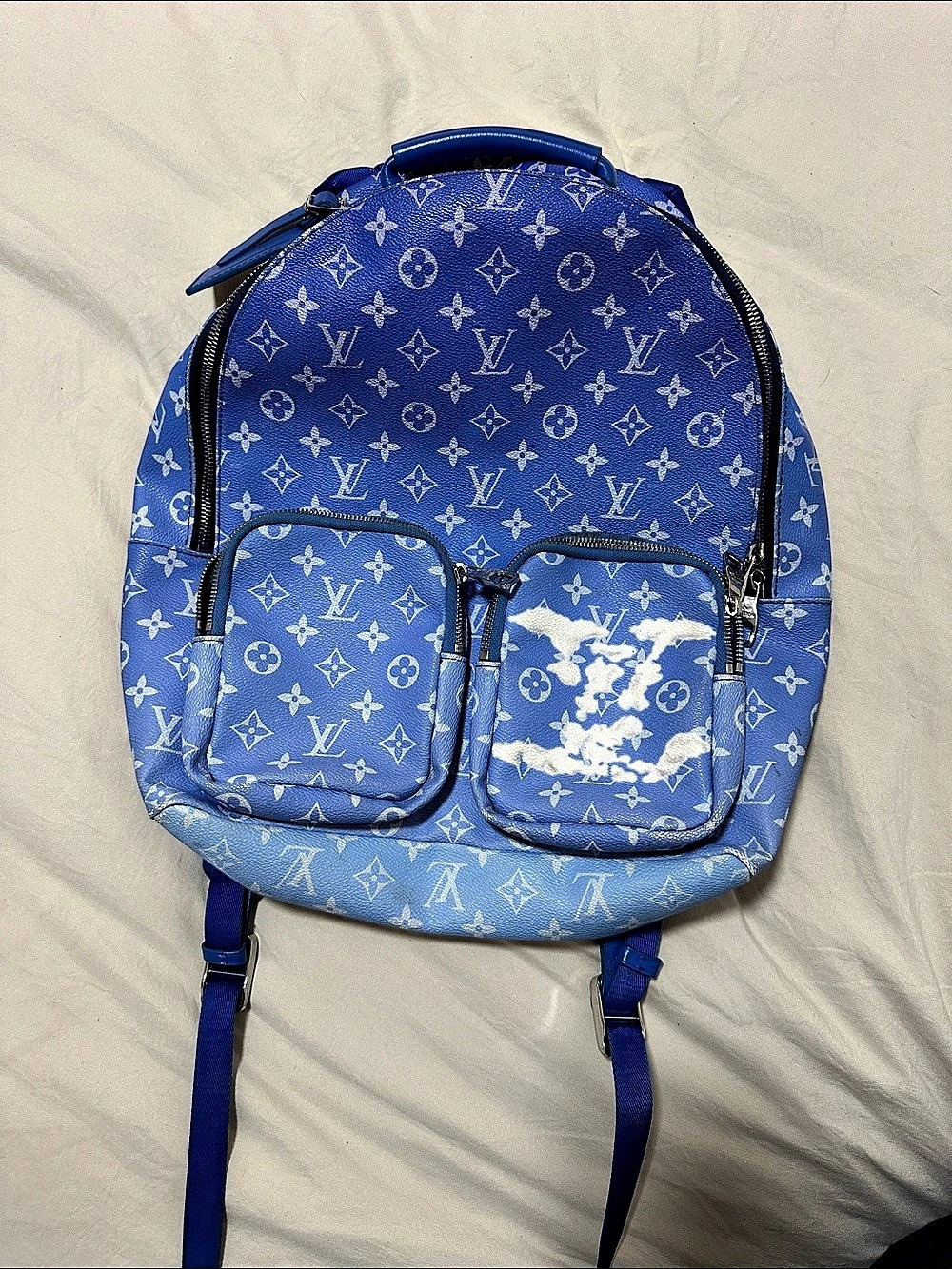 Louis Vuitton Délié Homme Backpack Blue Monogram Backpack NWT